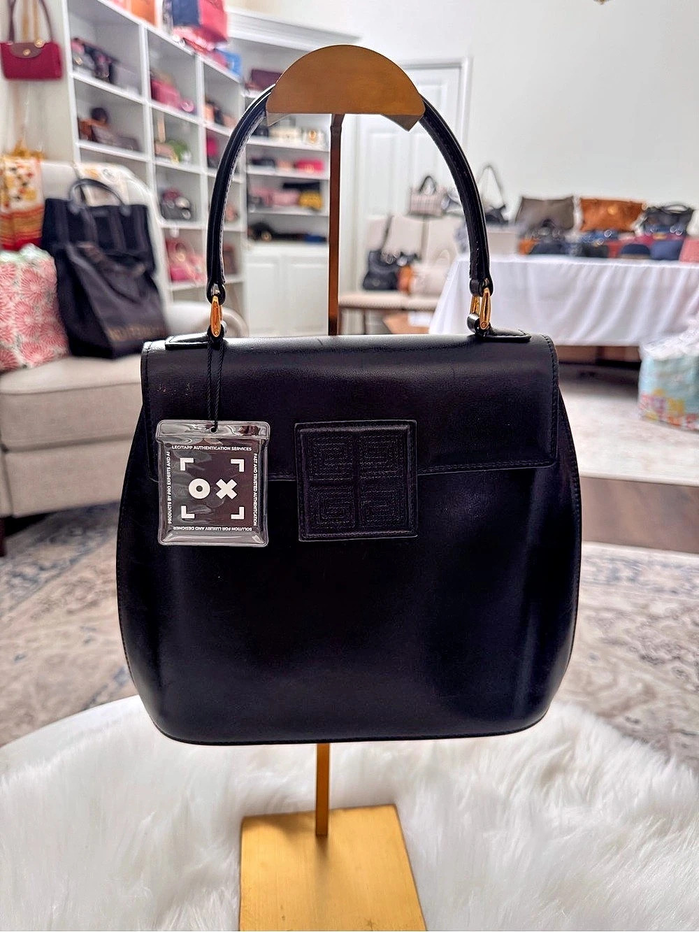GIVENCHY Antigona Black Top Handle Bag
